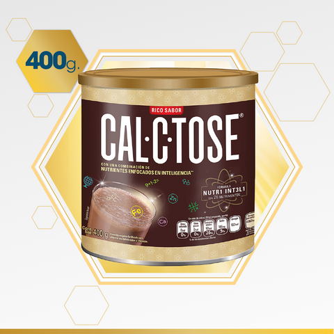 Cal-C-Tose Chocolate, Lata de 400 grs.