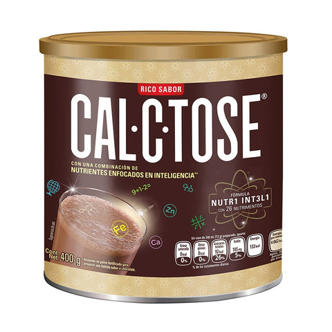 Cal-C-Tose Chocolate, Lata de 400 grs.