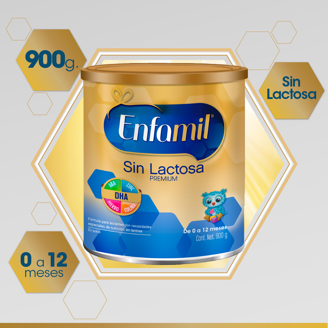Enfamil Premium Sin Lactosa, Lata de 900 grs.