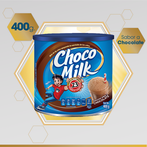 Choco Milk Chocolate, Lata de 400 grs.