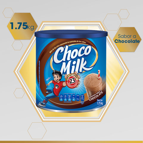Choco Milk Chocolate, Lata de 1,75 Kgs.