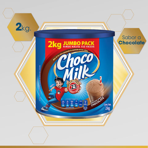 Choco Milk Chocolate, Lata de 2 Kgs.