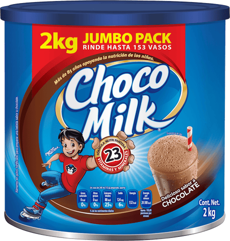 Choco Milk Chocolate, Lata de 2 Kgs.