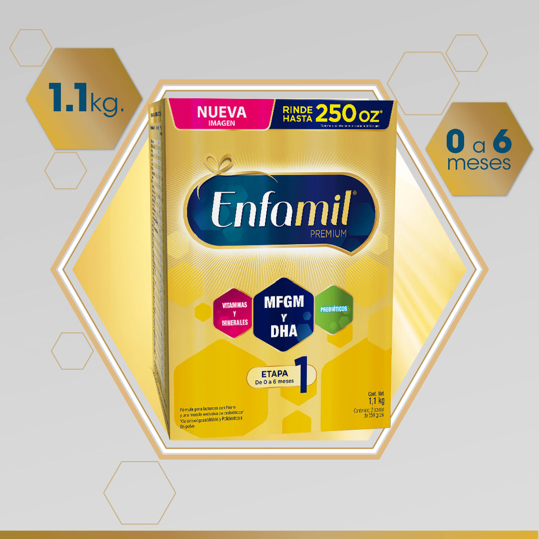 Enfamil Premium Etapa 1, Caja de 1,1 kgs.