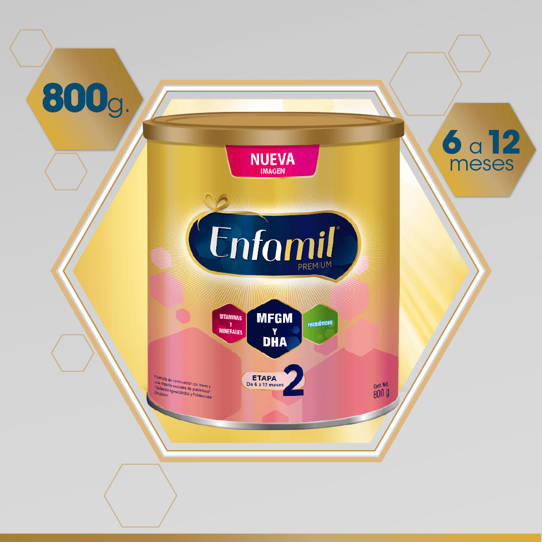 Enfamil Premium Etapa 2, Lata de 800 grs.